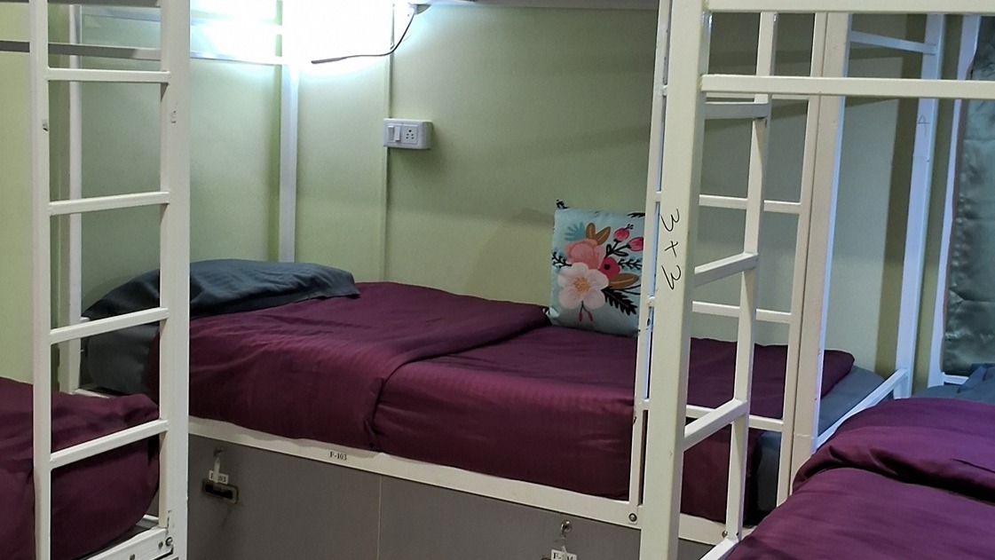 F1 Live Moss - Bed in a six bed mixed dorm with en-suite shared washroom