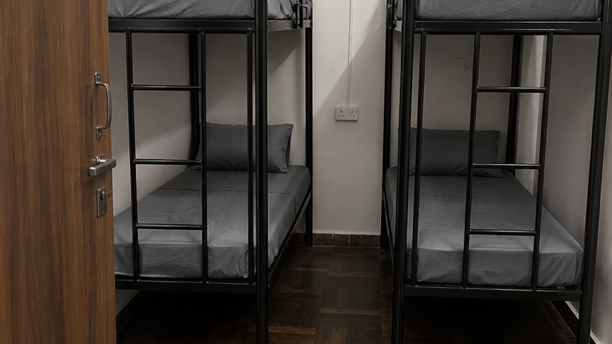 203- Non AC 4 Dorm Bed With Shared Bathroom (203)