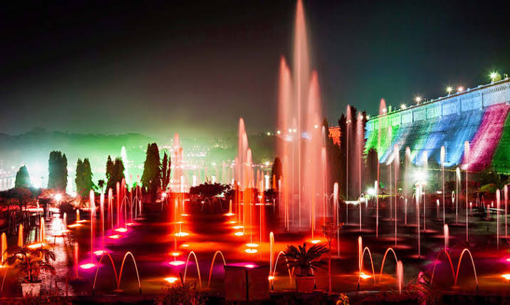 Brindavan gardens mysore