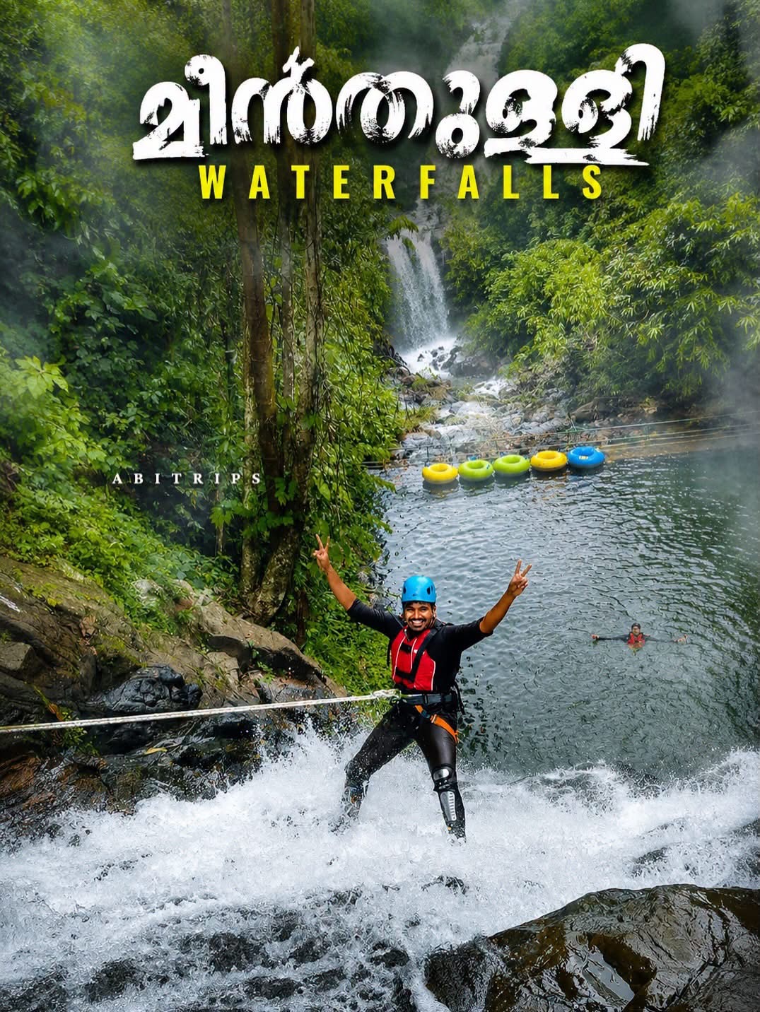 Meenthully Waterfalls Rappelling