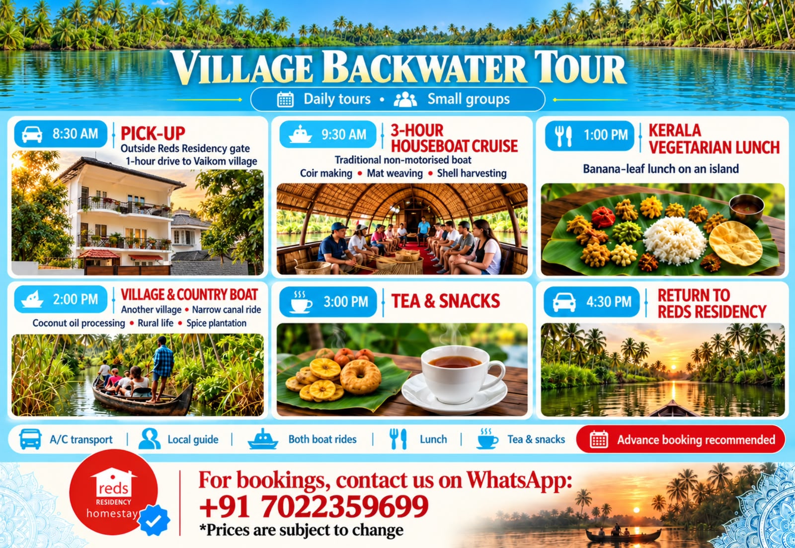 Backwater Tour -  Explore the Serene Backwaters