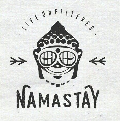 Namastay signature  Logo