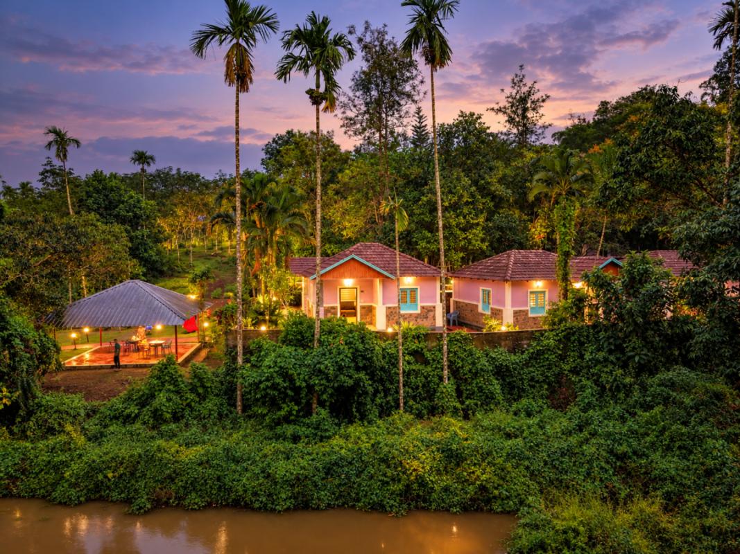 Twilight Tropical Hillside Retreat