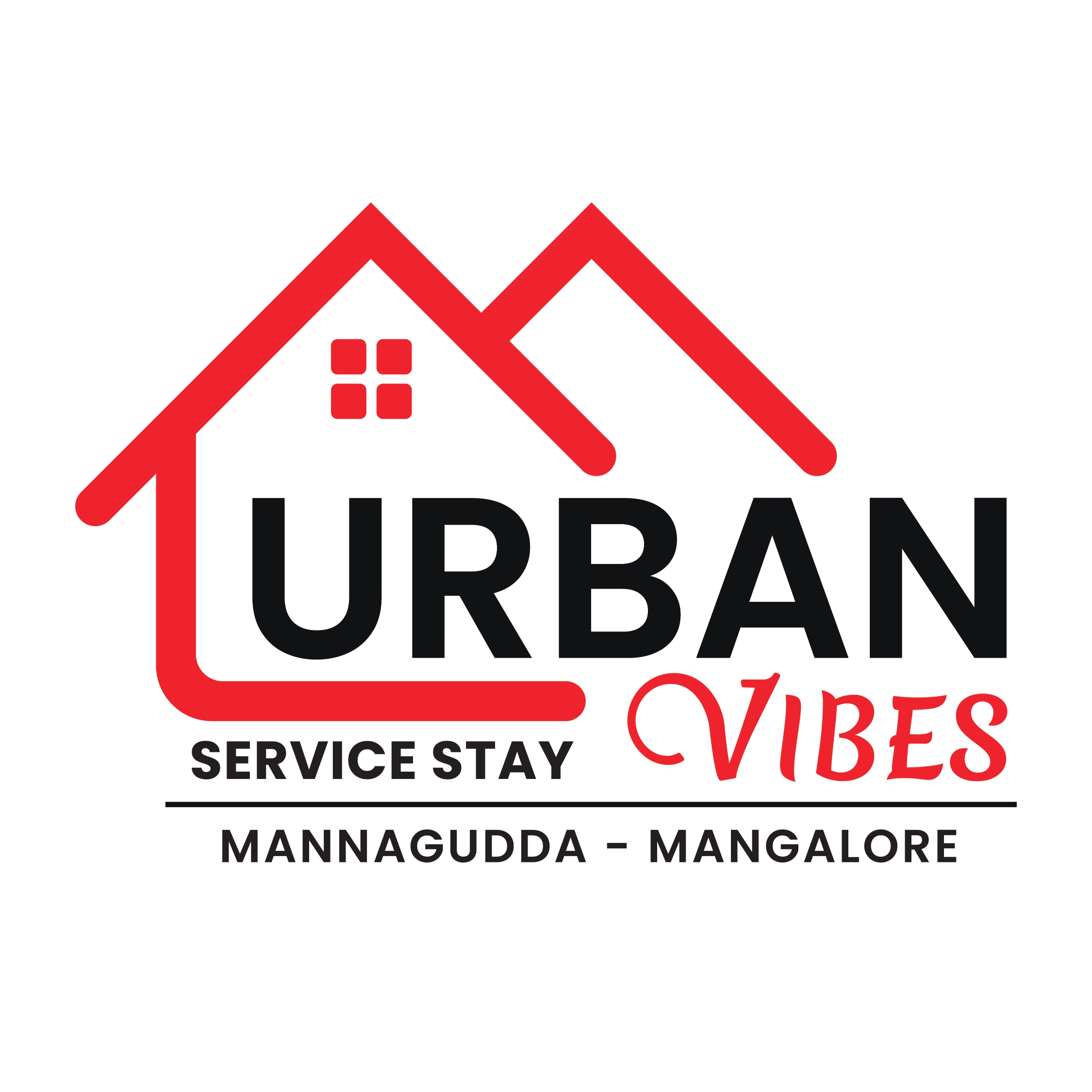 Urban Vibes Service Stay - Mannagudda Logo