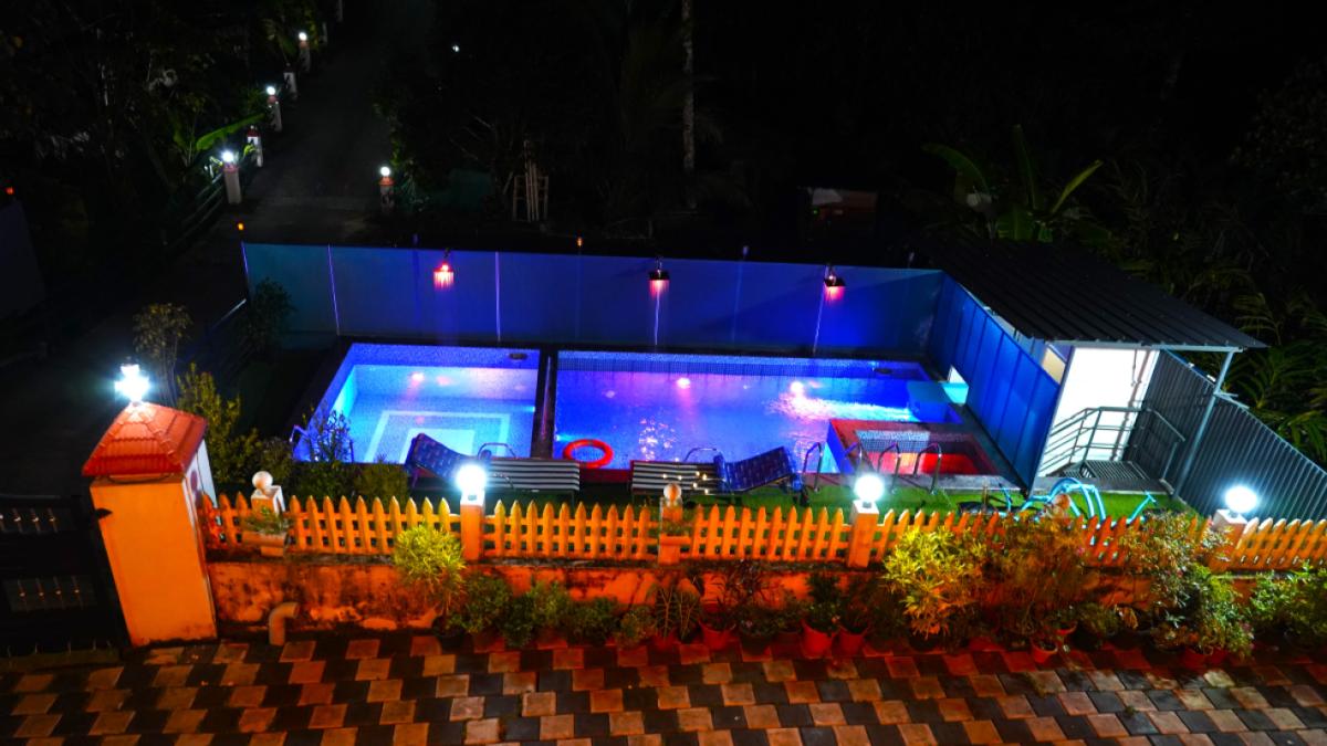 Pool Aerial Pink
