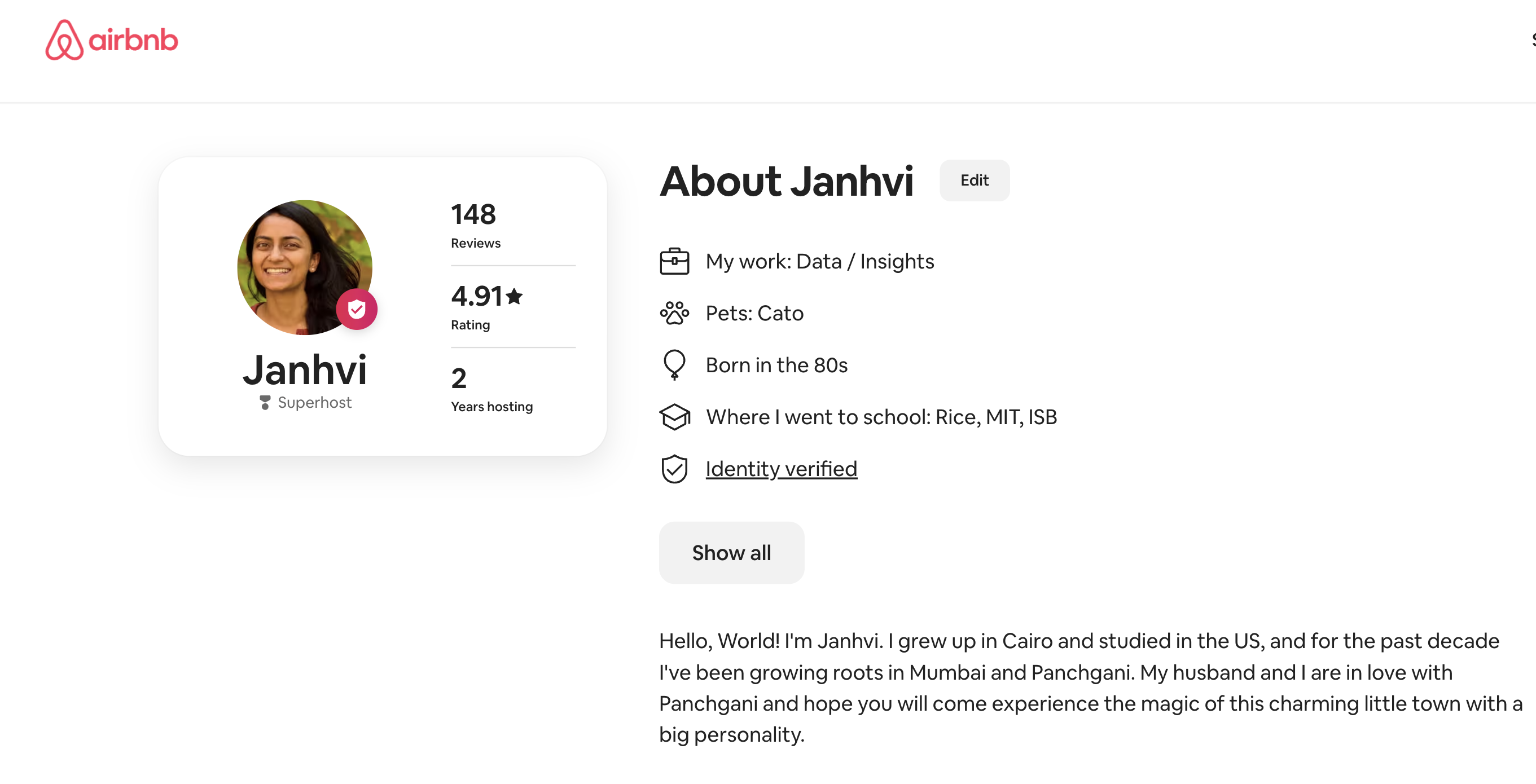 We're on Airbnb too!