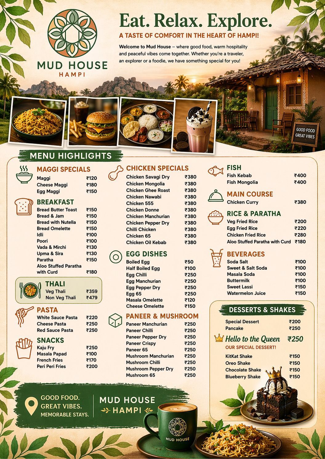 Restaurant Menu