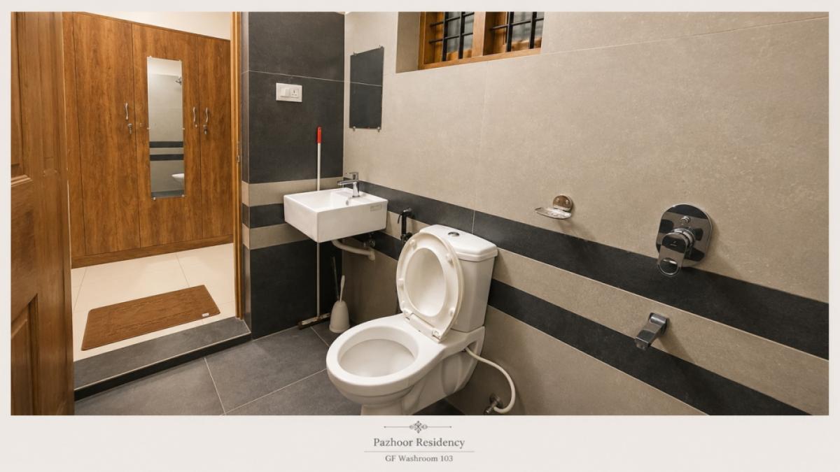 Pazhoor Residency GF 103 WashRoom 3