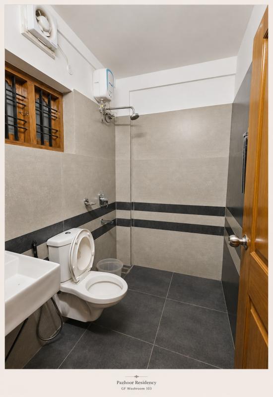 Pazhoor Residency GF 103 WashRoom 1